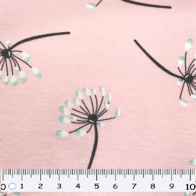 Jersey | Pusteblume mit Glitzer | hellrosa